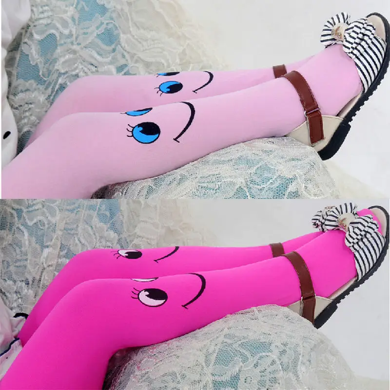 Tights Stockings Summer Cute Smile Face font b Baby b font Girls Stocking Dancing Children Dress