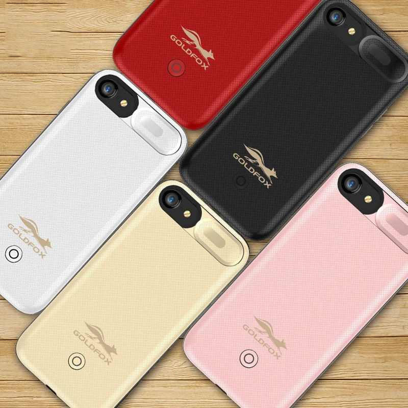 Внешнее зарядное устройство чехол для iphone 8 Plus 7500 мАч ультра тонкий телефон зарядное устройство PowerBank чехол для iPhone 6 6s 7 8 Plus 5,5 дюймов