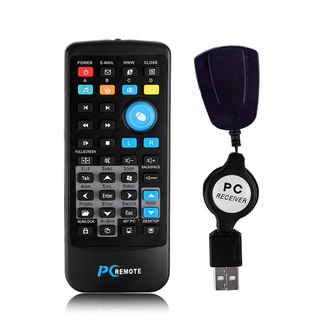 PC Remote Control Computer Remote IR Wireless Controller USB Receiver
