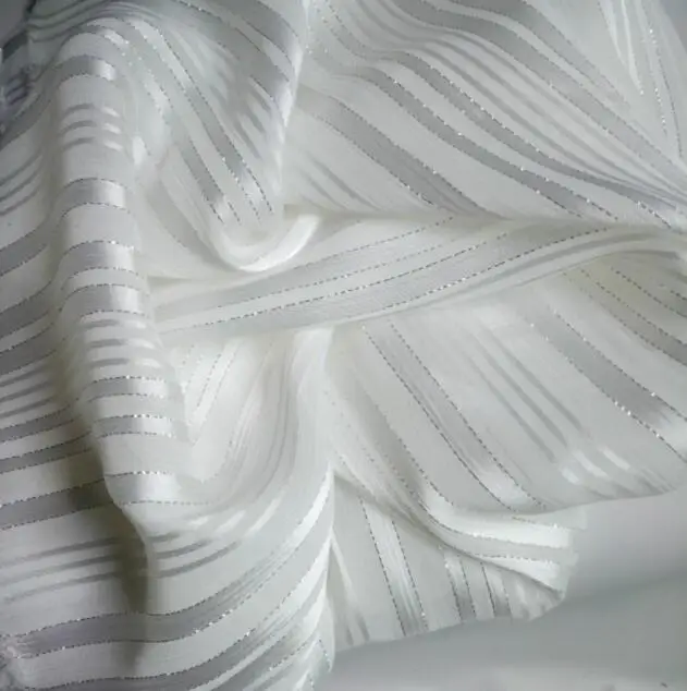Falling Autumnal Leaves Print Powder Soft Chiffon Dress Fabric Material Grey