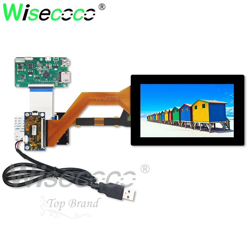 Wisecoco 5 дюймов 2K ЖК экран LS055R1SX04 емкостная сенсорная панель HDMI к MIPI плата