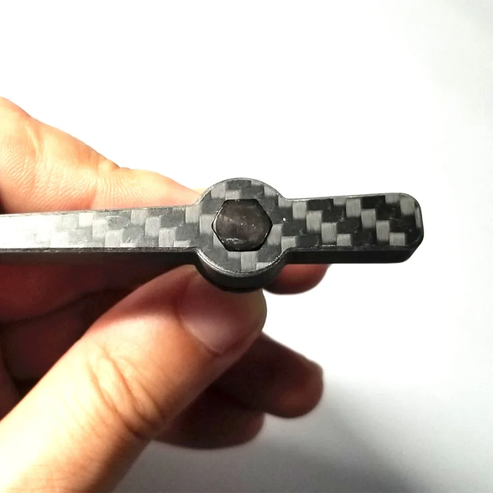 Carbon Fibre Bicycle Hinge Clamps and Hinge Levers(limit nut) For Brompton Folding Bike Frame Quick Release C Buckle