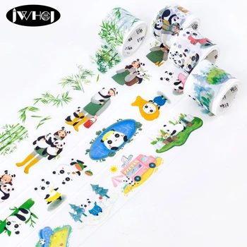 

1 pcs 3.5/4cm*5m Beautiful bamboo panda zoo animals washi tape diy scrapbooking decoration masking tape adhesive tape stationery