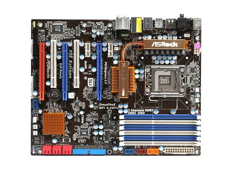 

X58 Extreme LGA1366 X58 DDR3 24GB SATA2.0 USB2.0 ATX motherboard used 90%new