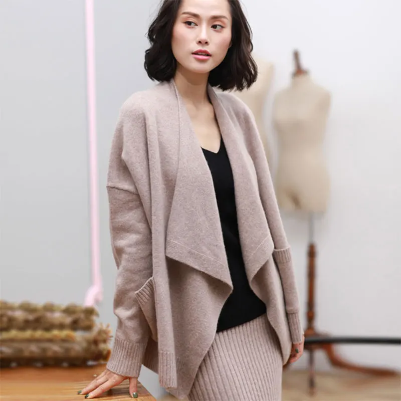 2018 New Pure Cashmere Cardigans Stylish 100% Cashmere Women Cardigans ...