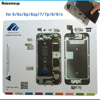 

Magnetic Screw Mat for iphone 6 6s 7 plus 7p 8 Work Guide Pad Professional Plate Repair Tools Mat for iphone 7 6s 6 plus Chart