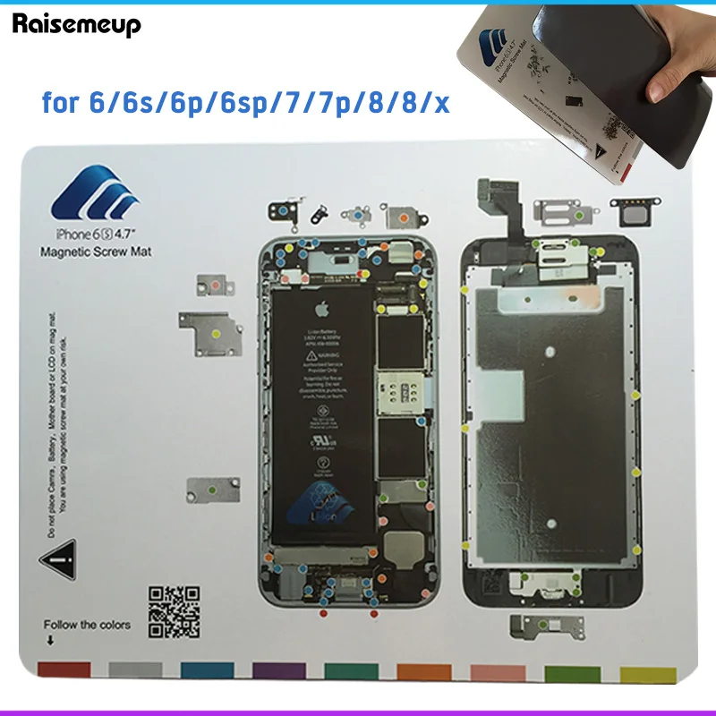 Магнитный винтовой коврик для iphone 6 6s 7 plus p 8 профессиональная направляющая