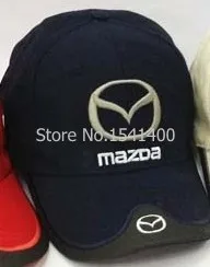 Новое поступление шляпа гоночная шапка Mazda Бейсболка красный черный бежевый синий цвет - Цвет: 3