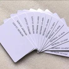 Время Визитная Карточка RFID ID карты TK4100/EM4100 теги 100 шт./лот
