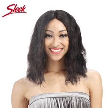 Гладкий Короткий кружевной передний человеческие волосы парики для черных женщин Glueless Remy бразильские волнистые волосы половина Боб Парик Perruque chevex humaster