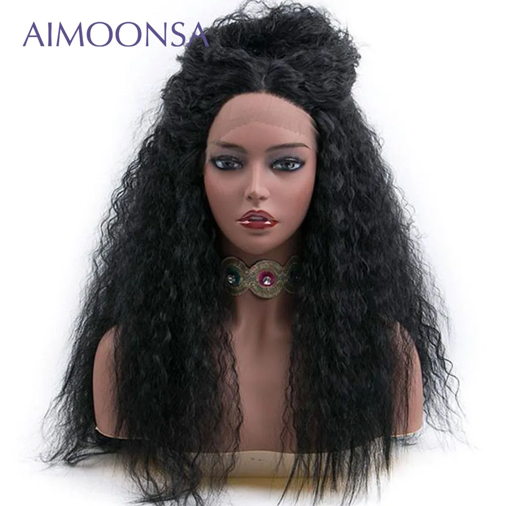 

Mongolian Kinky Curly Human Hair Wigs 250% Density13*6 Lace Front Wigs With Baby Hair Bleached Knots Remy Hair Wigs