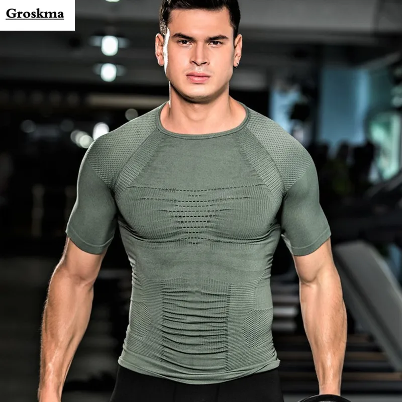 T Shirt Fitness Gym Body Fit Kemeja 