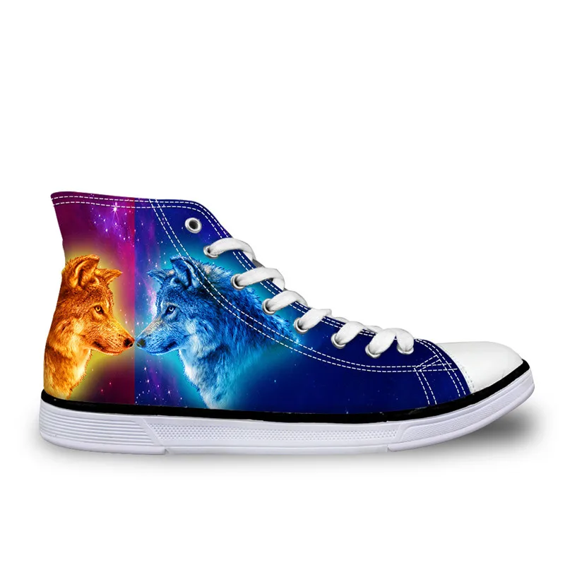Настроить мода Для мужчин с высоким берцем Мужская парусиновая обувь Повседневное Вулканизированная обувь Прохладный Тигр Орел печати для отдыха Обувь На Шнуровке Для Мужчин - Цвет: CC3448AK
