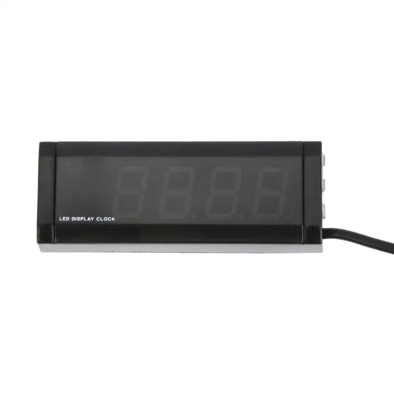 VODOOL Автомобильный термометр для интерьера Часы Вольтметр цифровой дисплей календарь автомобиля для дома и улицы измеритель температуры автомобиля Стайлинг