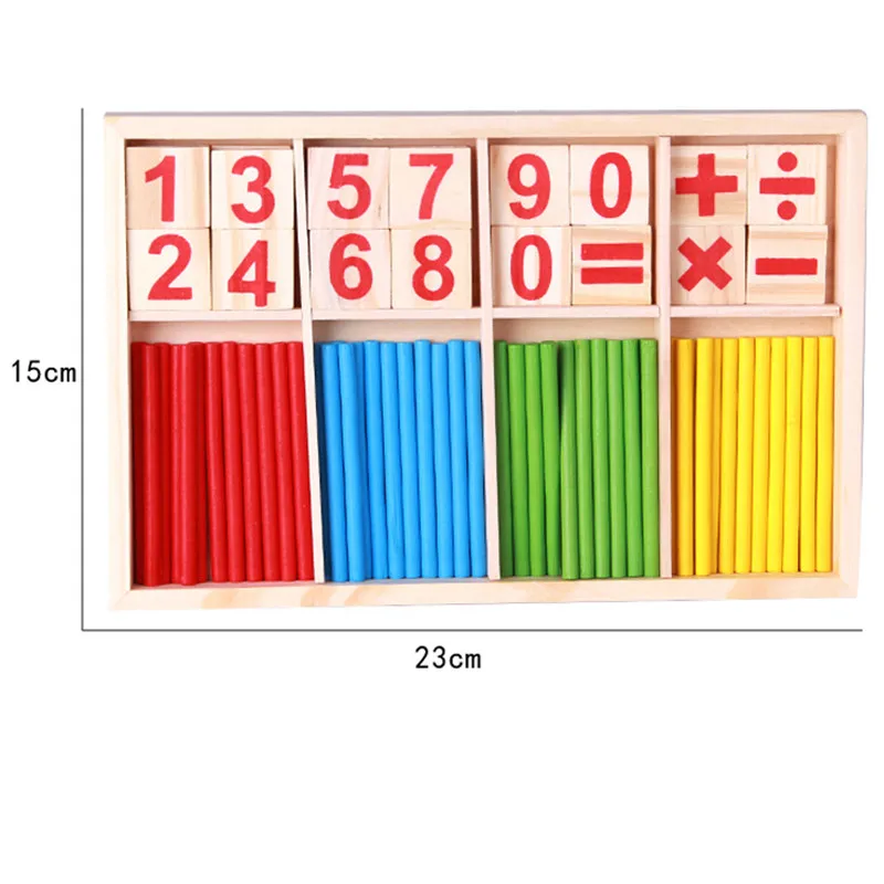 

Wooden Counting Sticks Education Math Toys Montessori Mathematical Educational Parent-child interaction Baby Children Gifts