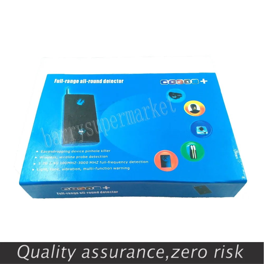 CC308+ Full Range Wireless Camera Anti-Spy Bug Detect RF Signal Detector GSM Device Finder FNR Full-frequency Detector