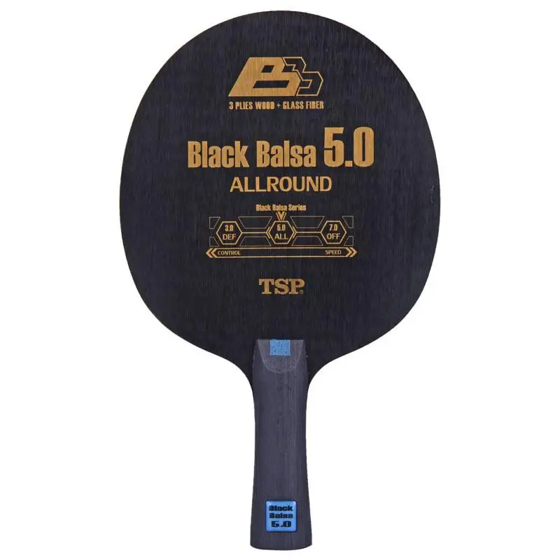 Tsp Allround Black Balsa ракетка для настольного тенниса Спортивная ракетка для настольного тенниса крытая Спортивная ракетка - Цвет: Black Balsa 5 FL