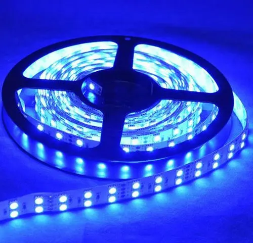 Двухрядная Светодиодная лента SMD5050 RGB 5 м 12 В 120 светодиодов/метр домашний декор +