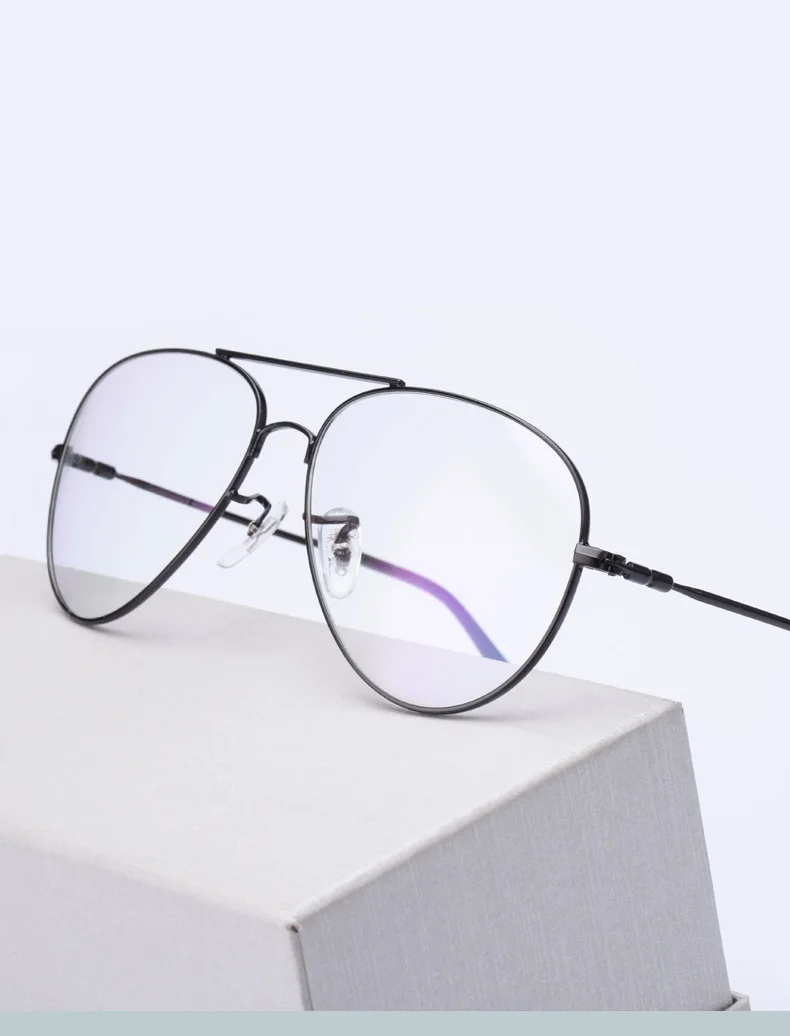 Cubojue очки авиатора оправа мужские и женские титановые очки мужские очки ультралегкие модные или по рецепту винтажные очки