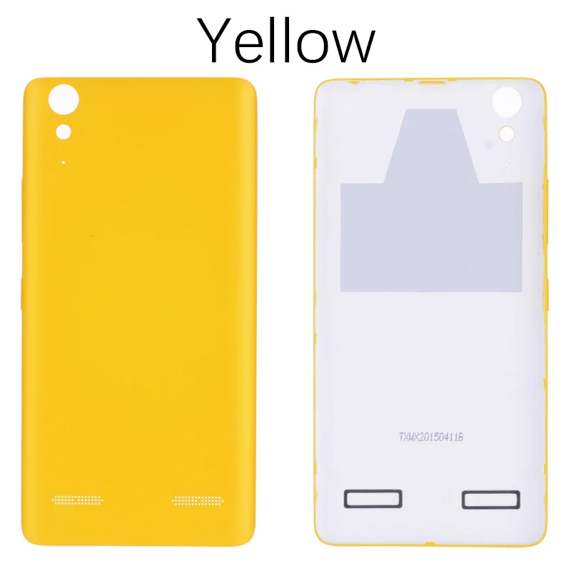 Задняя крышка для Lenovo K3 A6000 K30-T k30-W на батарею черный белый - Цвет: Yellow