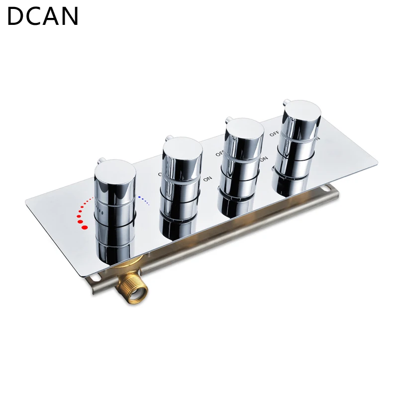 

DCAN 3 Ways Of Better Quality Shower Faucet Shower Valve Rack Wall Mounted Control Valve Switch For Conceal Bathroom Accessories