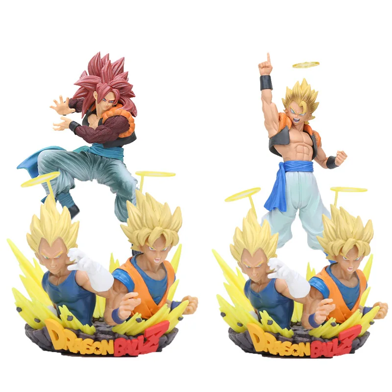 

anime Dragon Ball Z Action Figures Super Saiyan Figuration Gogeta vol.1 son goku vegeta PVC Figure Collectible Model Toy gift