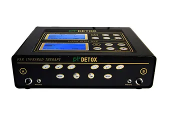 

Detox Foot Spa Machine for two persons Ion Cleanse Detox Foot Spa Dual screen display with infrared belt Relaxation Spa