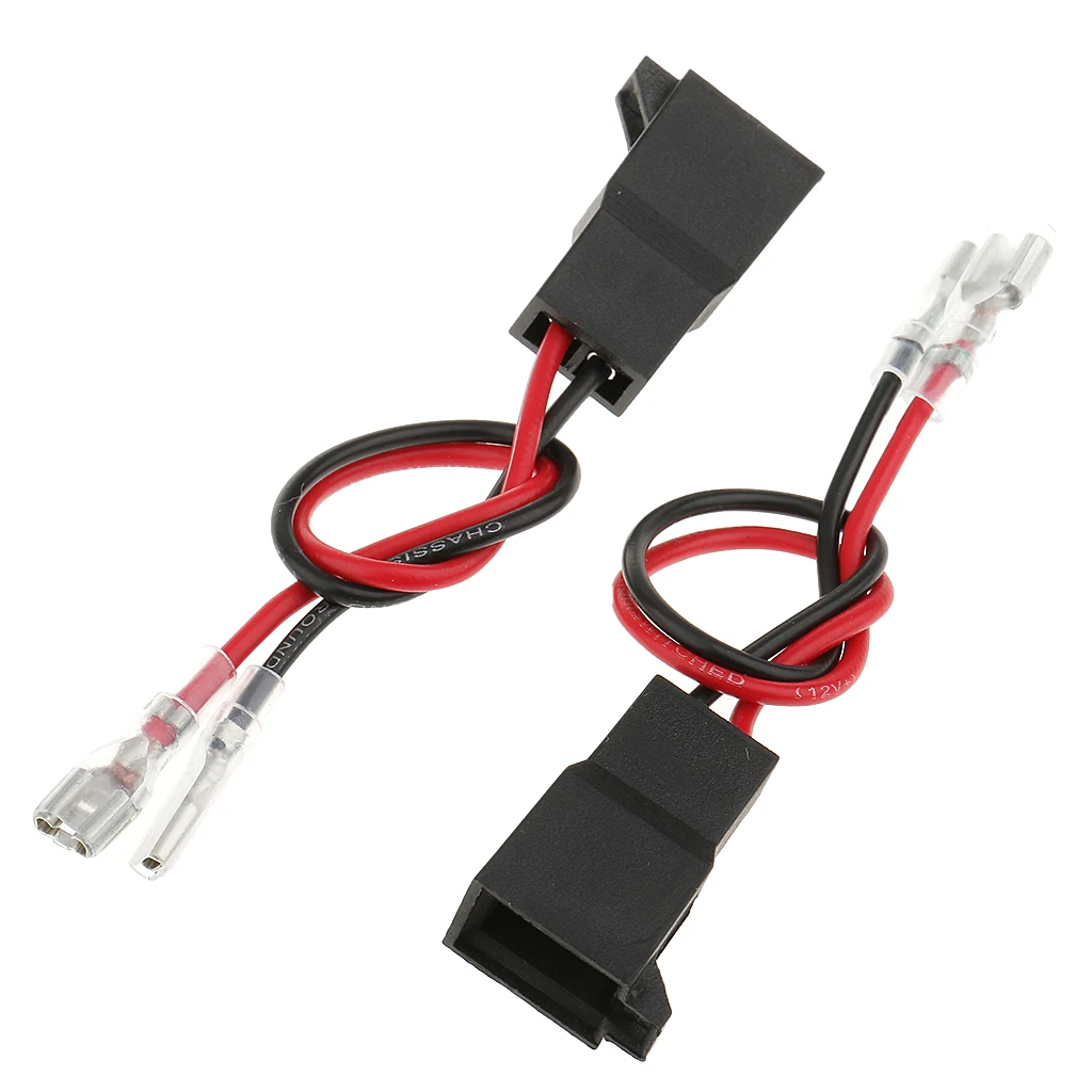 1 Pair Speaker Connection Wire Harness Adaptors Audio Speaker Cable For    Vauxhall 