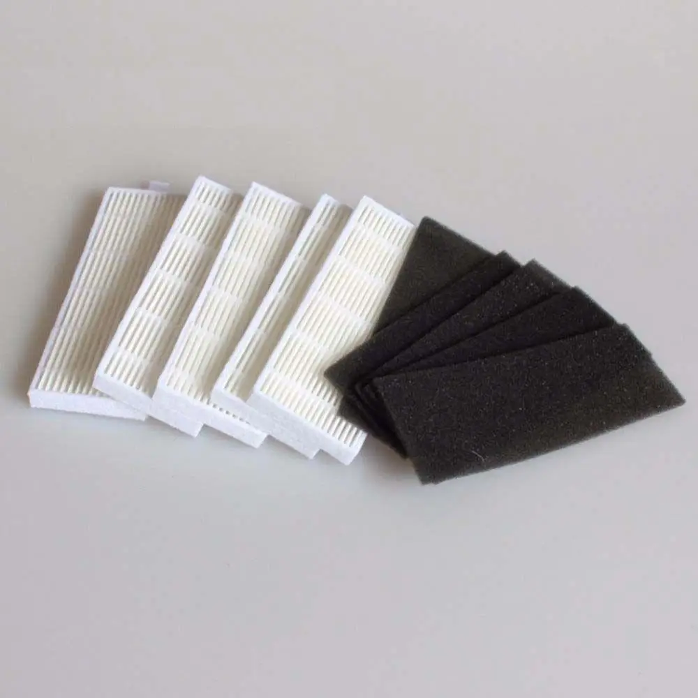 5 HEPA filter+5 Sponge Filters for chuwi ILIFE A4 Robot Vacuum Cleaner ILIFE A4s A6 A4 Cleaning Robot Vacuum Cleaner 2