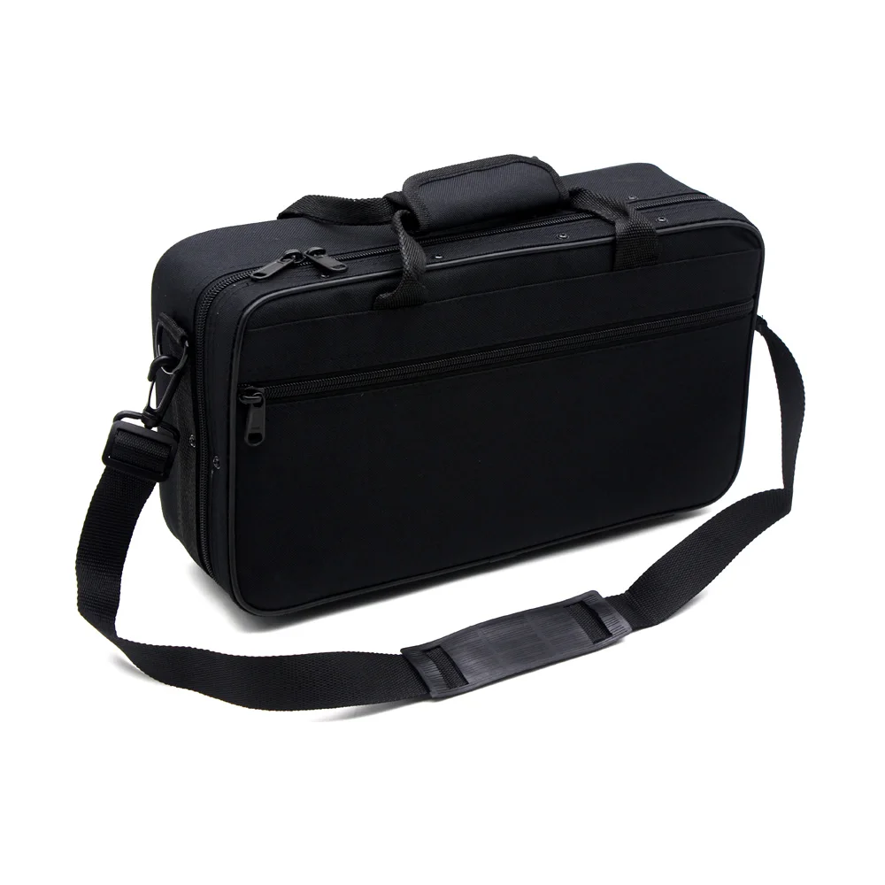 

ammoon Adjustable Single Shoulder Strap Bb Clarinet Case Gig Bag Backpack Box Water-resistant 600D Foam Cotton Padding