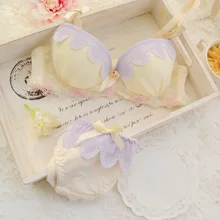 Сексуальное женское белье бюстгальтер Наборы для ухода за кожей, бренд Для женщин нижнее белье бюстгальтер Наборы для ухода за кожей, бантом комплект нижнего белья, Нижнее бельё, нижнее белье