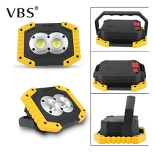 Светодиодный прожектор 20 Вт 400лм портативная перезаряжаемая наружная походная аварийная работа на лужайке светодиодный фонарик