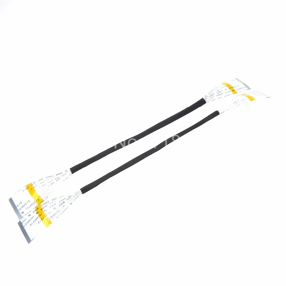 Ultra flex FFC cable 40pin 0.5mm pitch 228mm length A type stiffener length 5mm conductor length 4mm 7 cuts 8 parts 2