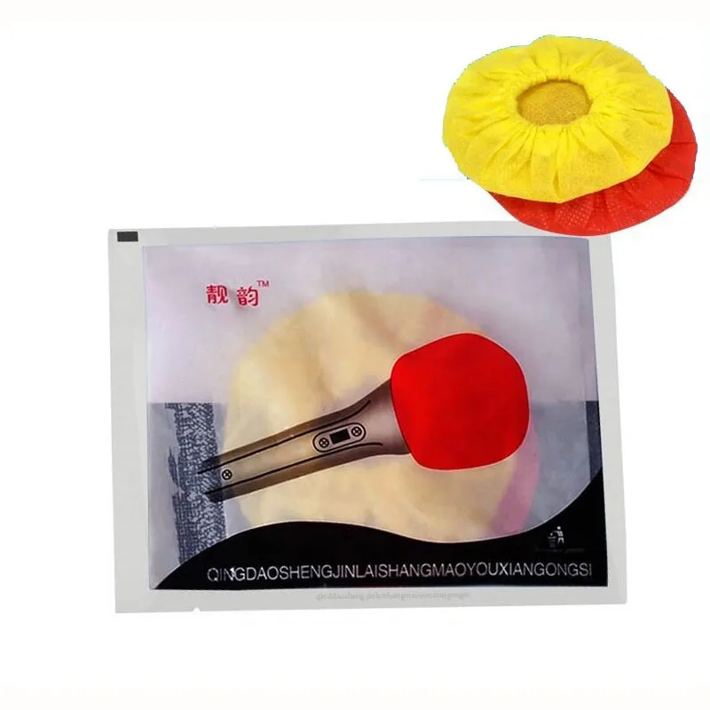 

100bags Disposable non-woven KTV special Microphone Cap case pads Universal Mic Cover Replacement WindScreen Protective