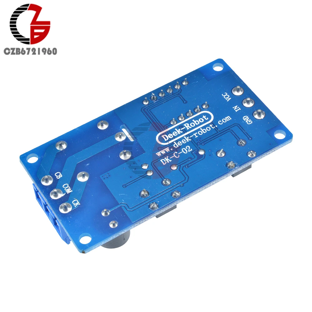 LED Pantalla digital M/ódulo de rel/é de retardo de tiempo DC 12V Control de temporizaci/ón Interruptor de temporizador programable M/ódulo de ciclo de disparo con estuche