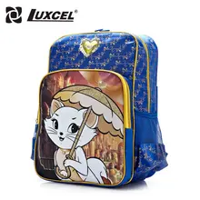 Luxcel mochila niño bebé niño de las muchachas mochila escolar gato mochila de dibujos animados para niños