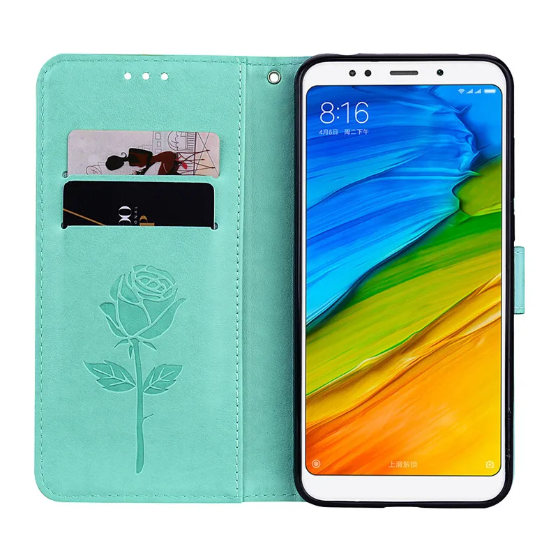 Чехол для Xiaomi Redmi 5 Plus чехол мягкий силиконовый из ТПУ чехлы plus Redmi5 кожаный флип