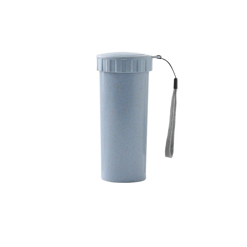 3.9Pastoral Wheat Straw Hand cup with lid Fashion Travel Cups Of Coffee Cup Student Sport Cheap And Accessible Drinking cup