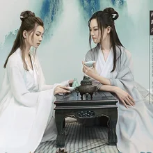 Langyage Винтаж Простой шифон и хлопок сказочный костюм наборы для сестры Good Girl друзья BESTIE фотографии костюм наборы для ухода за кожей