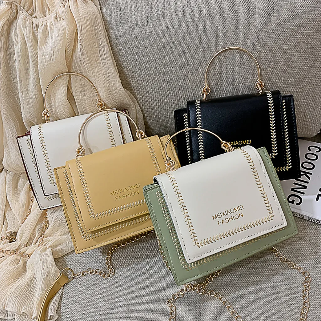

Good Quality Summer Fashion Women Bag Women Chain Versatile Messenger Bag Shoulder Bag Fashion Small Square Bag сумки женские#63