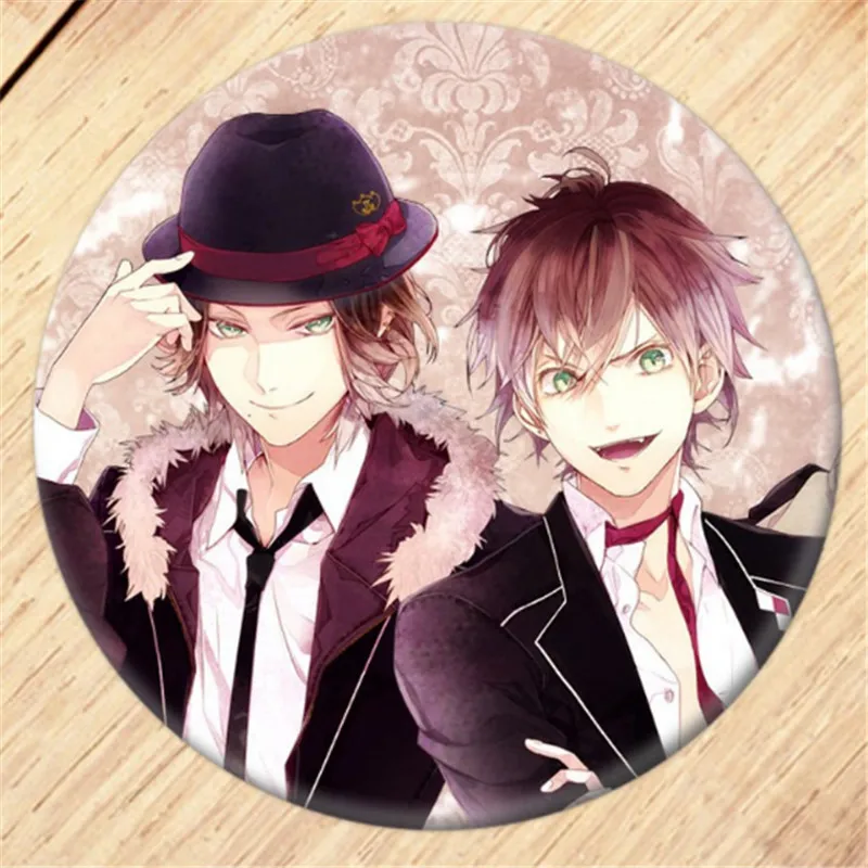 1 шт. аниме DIABOLIK LOVERS значок косплея мультфильм брошь булавка коллекция Значки для рюкзаков украшения 18762