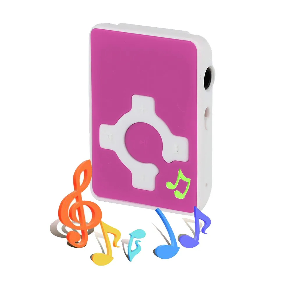 2018 горячий клип USB мини Mp3 музыкальный медиаплеер Поддержка 32 Гб микро TF карта и