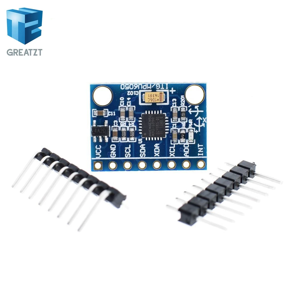 

GREATZT 1PCS GY-521 MPU-6050 MPU6050 Module 3 Axis analog gyro sensors+ 3 Axis Accelerometer Module