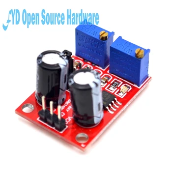 

NE555 pulse frequency, duty cycle adjustable module,squarerectangular wave signal generator,stepping motor driver
