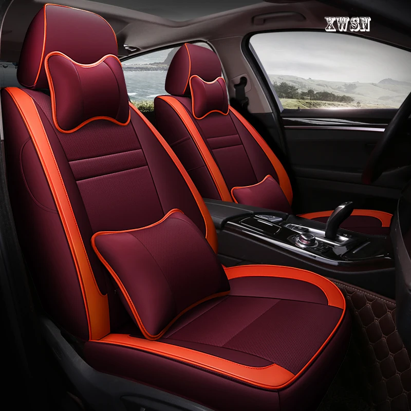 Чехлы на автомобильные сиденья аксессуары для vw polo passat b6 b5 b7 b8 golf 5 6 7 touran tiguan