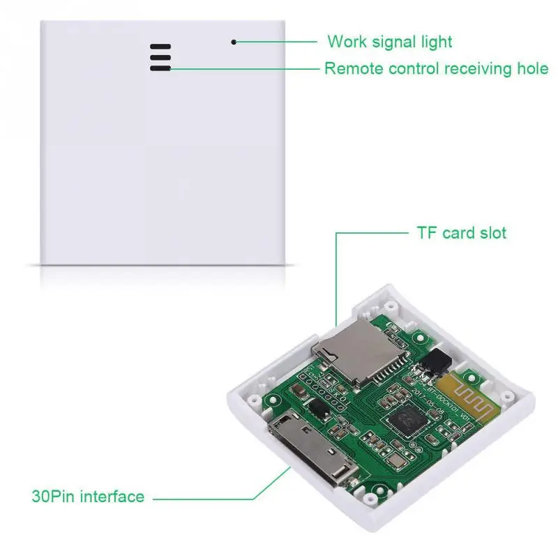 Новые горячие продажи 30pin беспроводной Bluetooth приемник адаптер аудио ресивер
