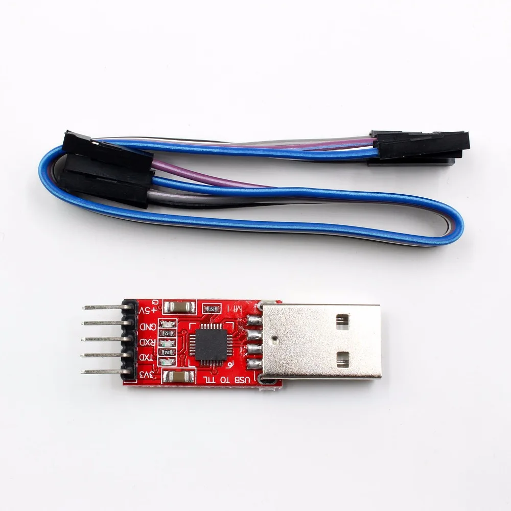 1 шт. CP2102 модуль USB для ttl Серийный UART STC кабель для загрузки PL2303 супер кисть линия обновления(красный