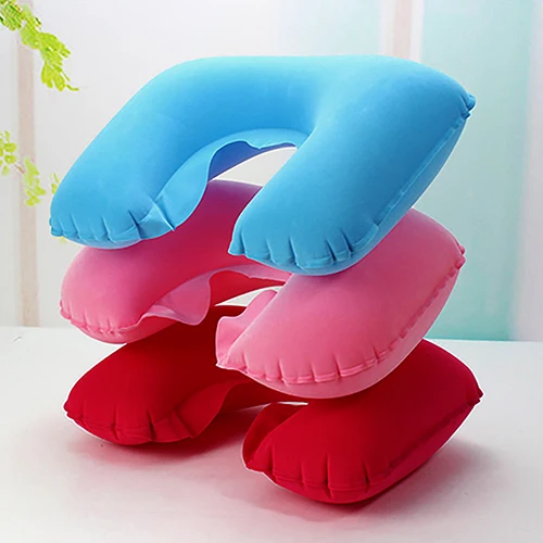 Beli 3 Pcs Mobil Penerbangan Perjalanan Inflatable Leher Sisanya Bantal U Bantal Pelindung Mata Penyumbat Telinga