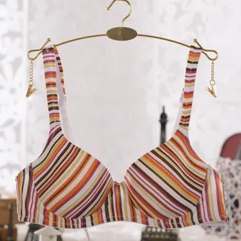 

Brass rainbow strip 3/4 shape thin mold cup ladies underwear