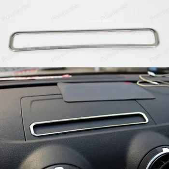 

for Audi A3 for Hatchback Sedan Car styling decorative Frame Stainless Steel Navigation Navi Screen panel cover trim